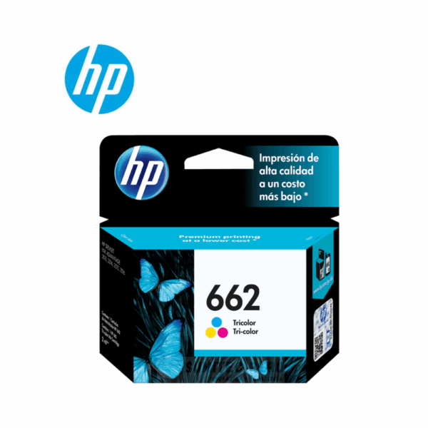 TINTA HP CZ104AL TRICOLOR 662 RENDIMIENTO 100 PAGINAS