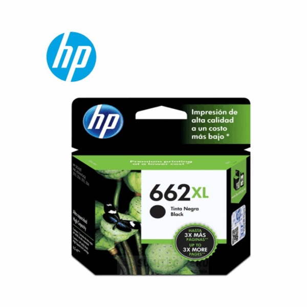 TINTA HP CZ105AL NEGRO 662XL RENDIMIENTO 360 PAGINAS
