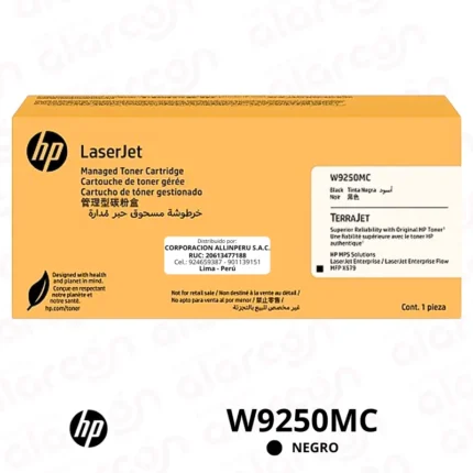 Toner HP W9250MC Negro Original 50k Páginas LaserJet X57945z
