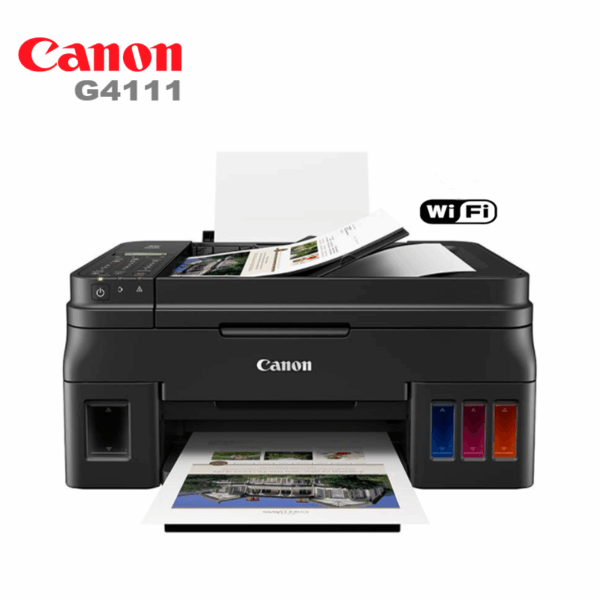 Impresora Canon Pixma G4111, imprime, escanea, copia, fax, Wi-Fi, USB 2.0