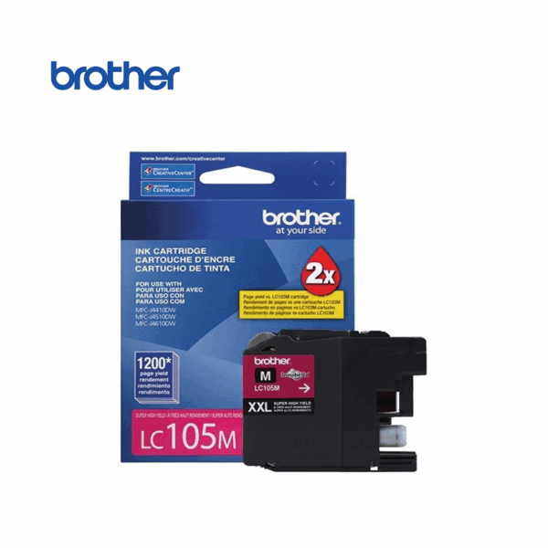 TINTA BROTHER LC-105M MAGENTA 1.200 PAGINAS