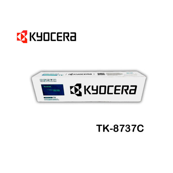Toner Kyocera TK-8737C Original Cyan  TASKALFA 8052ci /8353ci