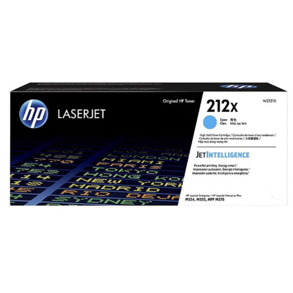 TONER HP W2121X 212X L.J. M555 CYAN 10.000 PGS