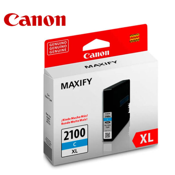 Tinta Canon PGI-2100XL Cyan