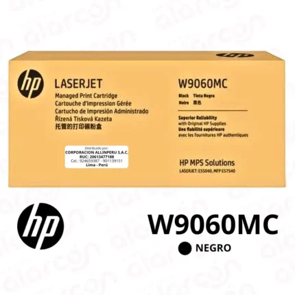 Toner HP W9060MC Negro Cartucho Original | 16,000 Páginas