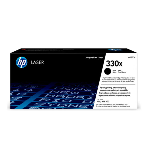 TONER HP W1330X (330X) L.J. 408DN BLACK 15,000 PAGINAS