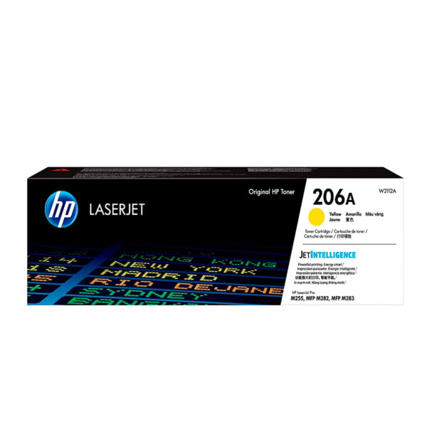 TONER HP W2112A 206A L.J M255WD YELLOW 1.250 PAGINAS