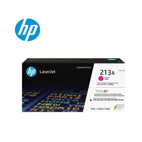 HP W2133A 213A High Capacity Magenta Toner Cartridge (3,000 Paginas)