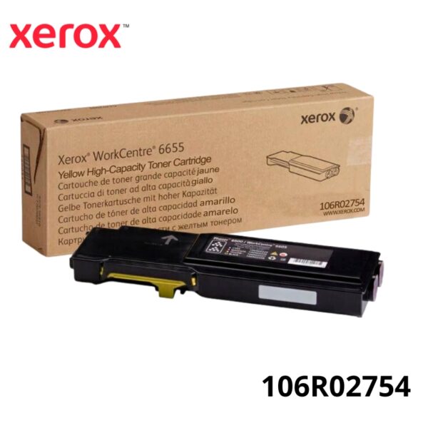 Toner Xerox 106R02754 Yellow Wc 6655