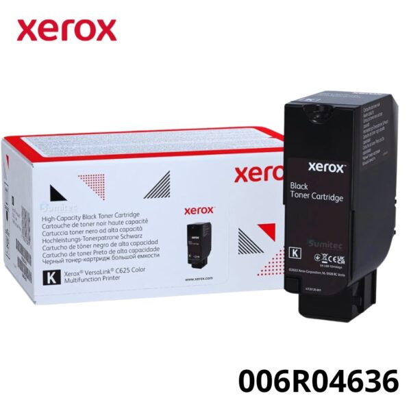 Xerox VersaLink C625  006R04636 Negro, rendimiento de 25,000 páginas.
