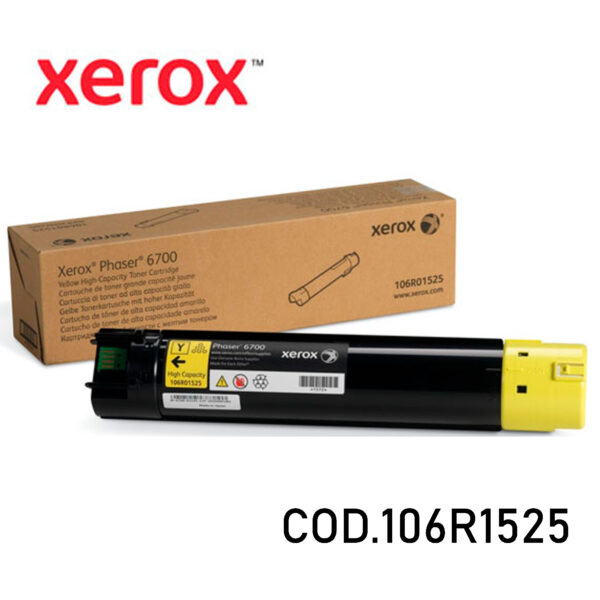 Toner Xerox 6700 Yellow 106R01525