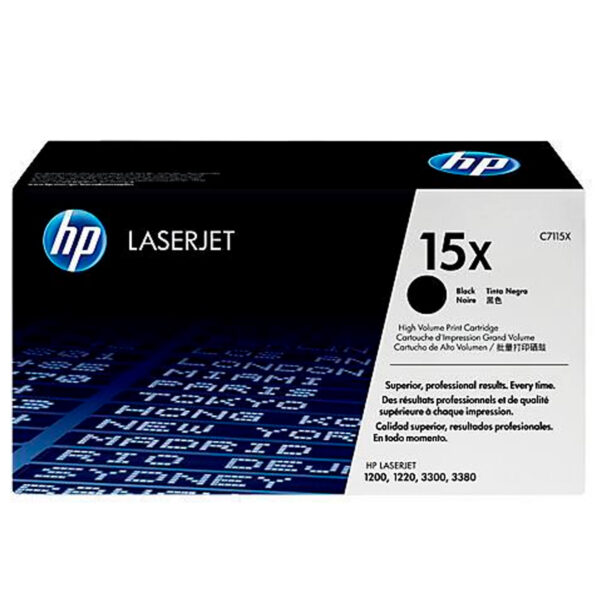 TONER HP C7115X 15X L.J.1200 NEGRO 3,500 PAGINAS
