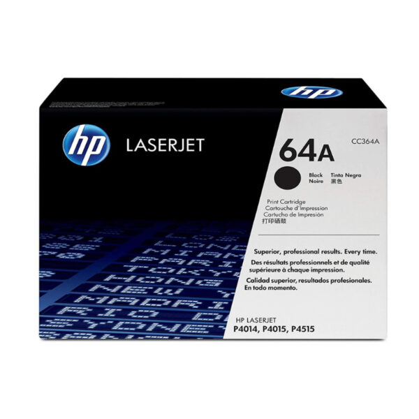 TONER HP CC364A 64A L.J. P4014 NEGRO 10.000 PAGINAS