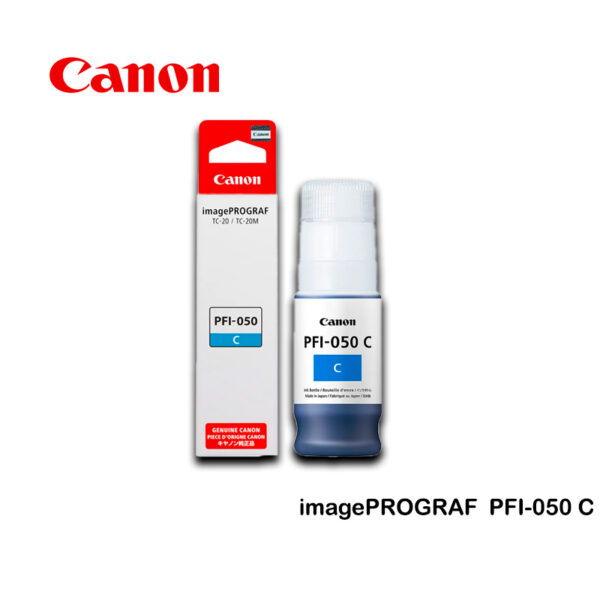 Tinta Canon PFI-050C  Cyan TC-20 / TC-20M Original