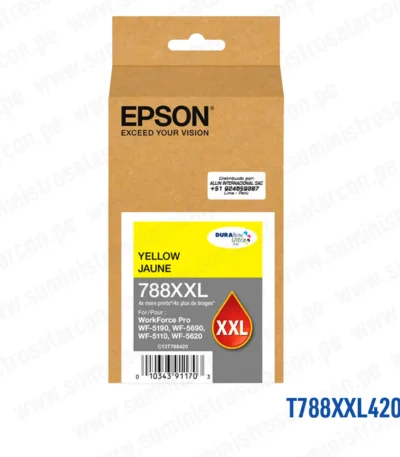 Cartucho Tinta Epson T788XXL420 788XXL Yellow