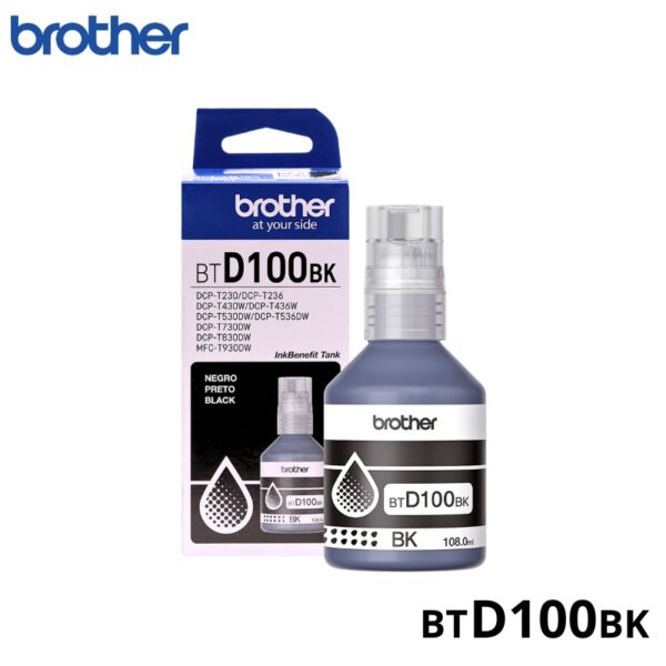 Brother BTD100BK Black | Tinta Original