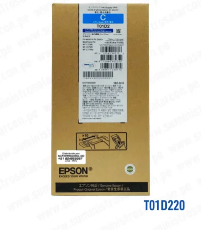 Bolsa de Tinta Epson T01D220 Cyan wf-c529