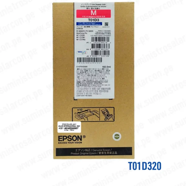 Bolsa de Tinta Epson T01D320 Magenta wf-c529