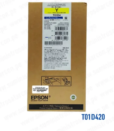Bolsa de Tinta Epson T01D420 Yellow wf-c529