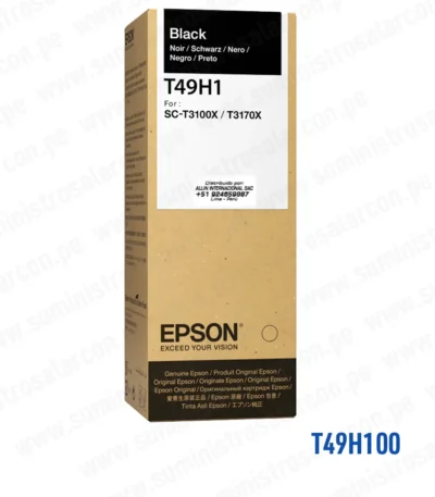 Botella Tinta Epson T49H100 Negro