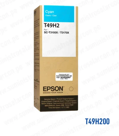 Botella Tinta Epson T49H200 Cyan