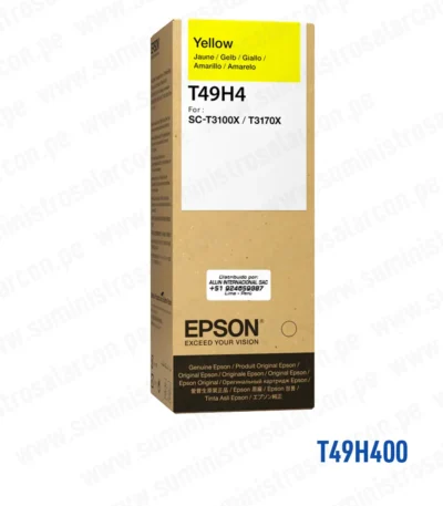 Botella Tinta Epson T49H400 Yellow