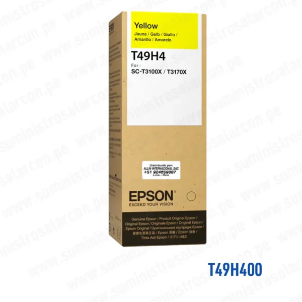 Botella Tinta Epson T49H400 Yellow