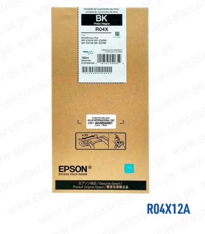 Cartucho Tinta Epson R04X12A T942120-AL Negro 136ML