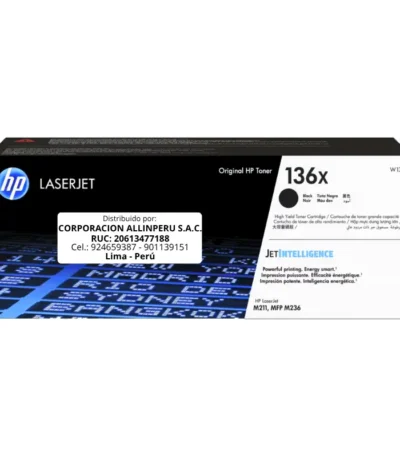 HP Toner W1360X (136X) LaserJet. M211 Black 2