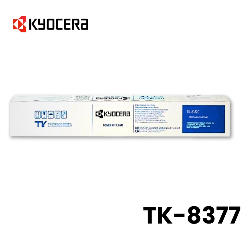 Tóner kyocera TK-8377C Cyan 3554ci 20k pag.