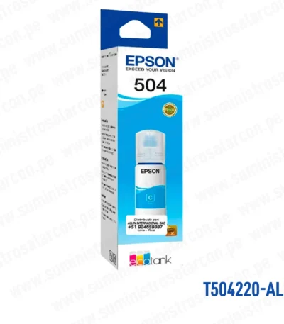 Tinta Epson T504220-AL Cyan