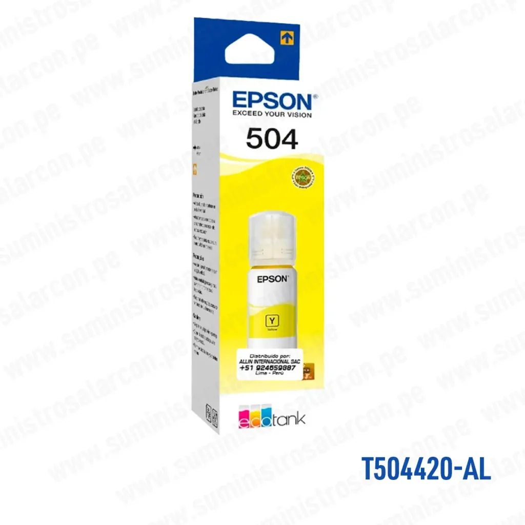 Tinta Epson T504420-AL Yellow