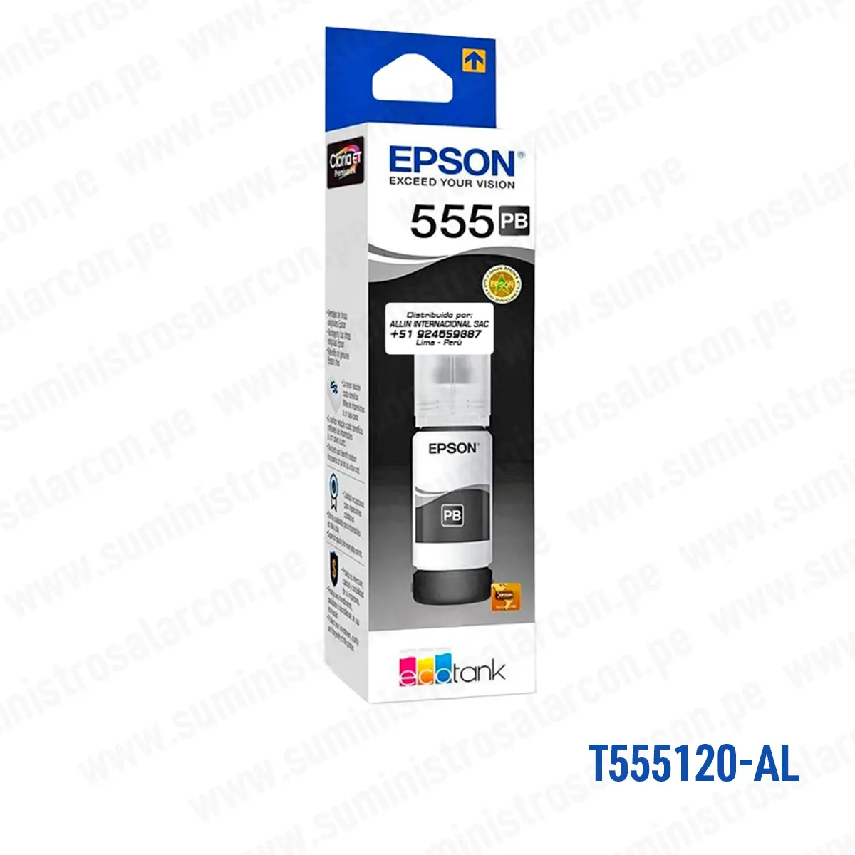 Tinta Epson T555120-AL Negro