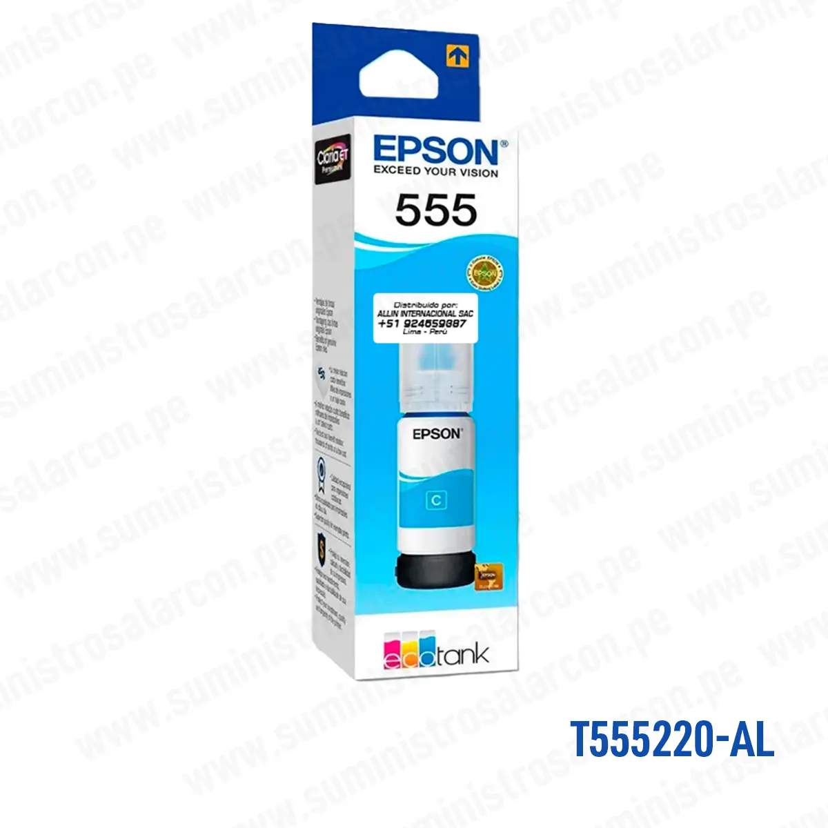 Tinta Epson T555220-AL Cyan