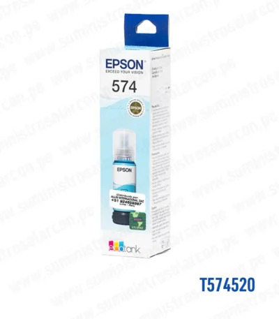 Tinta Epson T574120-AL 574LC Cyan Light L8050 / L18050 70ml.