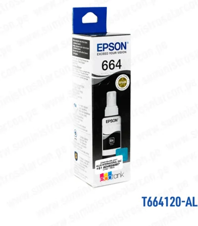Tinta Epson T664120-AL Negro