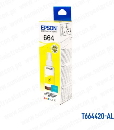 Tinta Epson T664420-AL Yellow