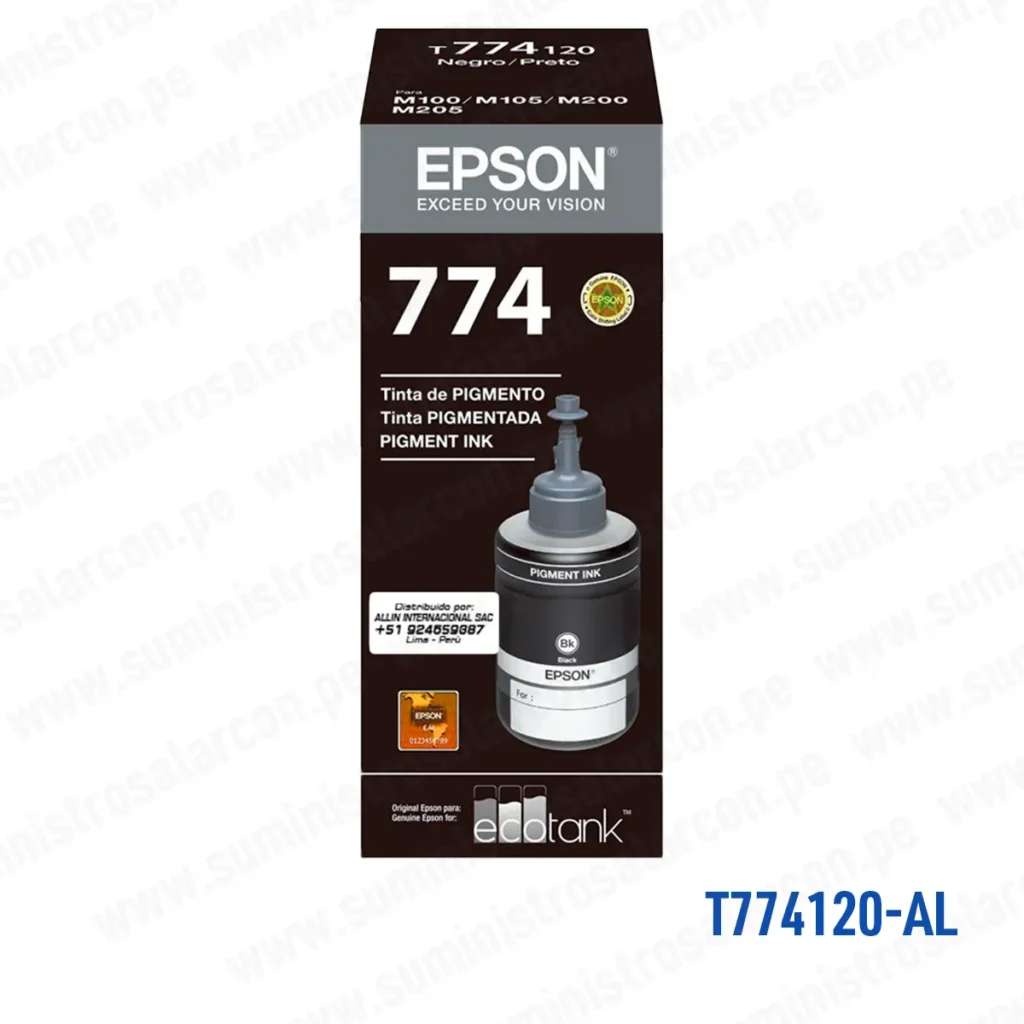 Tinta Epson T774120-AL (774) Negro