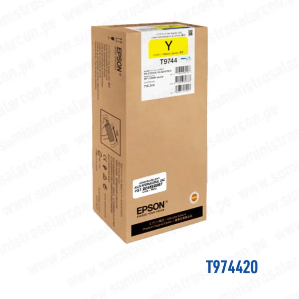 Tinta Epson T974420 original T974 Yellow