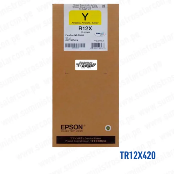Tinta Epson TR12X420 Yellow