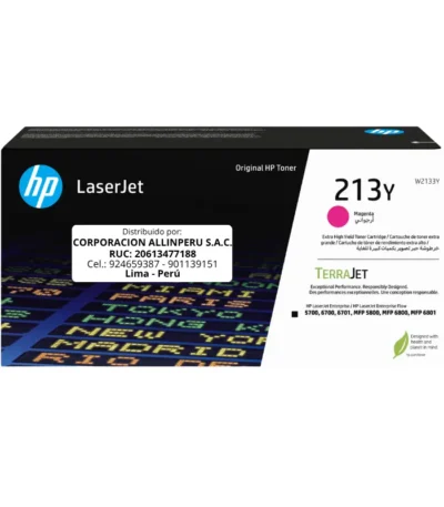 Toner HP 213Y W2133Y Magenta LaserJet Enterprise 5700/5800