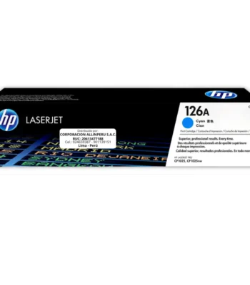 Toner HP CE311A 126A LaserJet. CP1025 Cyan 1.000 Páginas