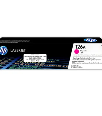 Toner HP CE313A 126A LaserJet. CP1025 Magenta 1.000 Páginas