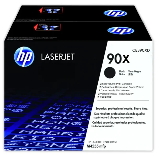 Toner HP CE390XD 90XD LaserJet M601 Negro 48.000 Páginas