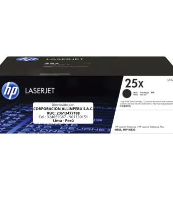 Toner HP CF325X 25X Negro LaserJet M830 34.000 Páginas