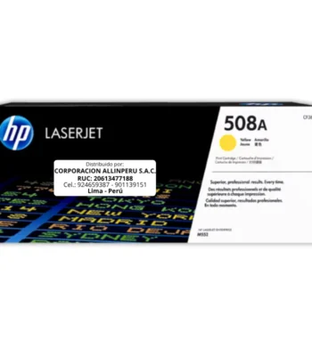 Toner HP CF362A 508A LaserJet M553 Amarillo 5.000 Páginas