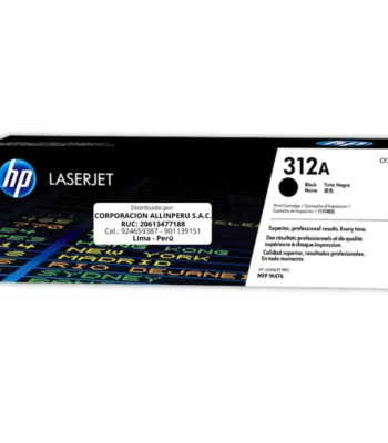Toner HP CF380A 312A LaserJet M476 Negro 2.400 Páginas