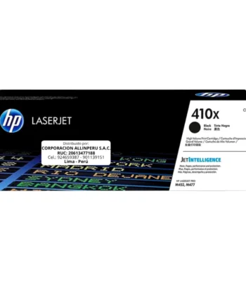 Toner HP CF410X 410X  LaserJet M477 Negro 6.500 Páginas