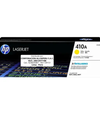 Toner HP CF412A 410A  LaserJet M477 Amarillo 2.300 Páginas