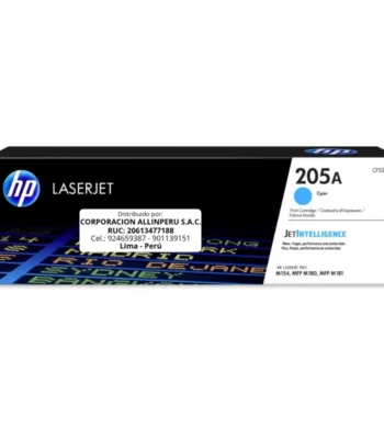 Toner HP CF531A 205A Cyan LaserJet M154A 900 Páginas